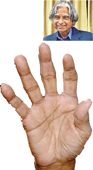 APJ Abdul Kalam palm reading